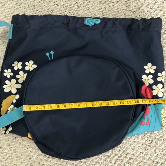 NWT Vera Bradley Happy Snails Lined Laundry Bag with Adjustable Shoulder Strap - Picture 8 of 9